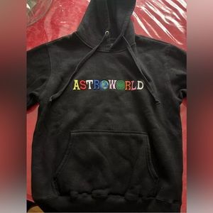 Astroworld Tour 2018 Wish You Were Here Hoody Sweatshirt Size Small Y2K